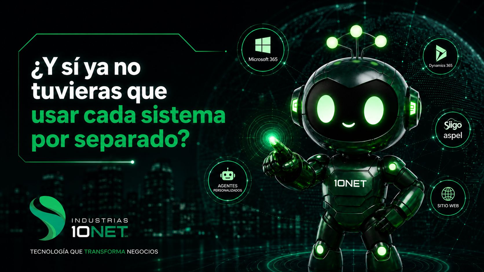 ¿Y sí ya no tuvieras que usar cada sistema por separado?